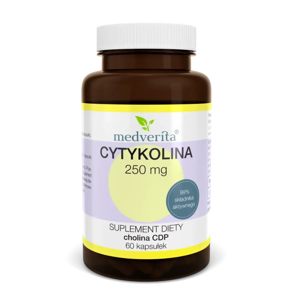 Medverita Cytykolina 250mg 60 kapsułek