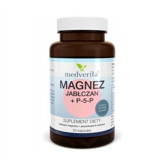 Medverita Magnez jabłczan + P-5-P 50 kapsułek