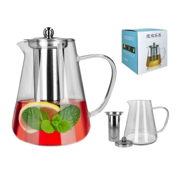 Czajnik szklany z sitkiem 889-0399 1300ml