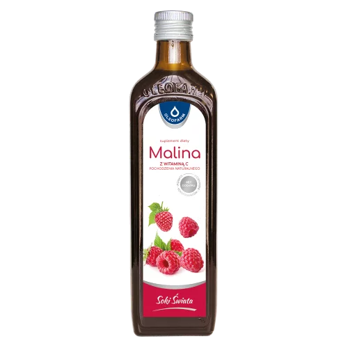 OLEOFARM Sok Malina z witaminą C 490 ml