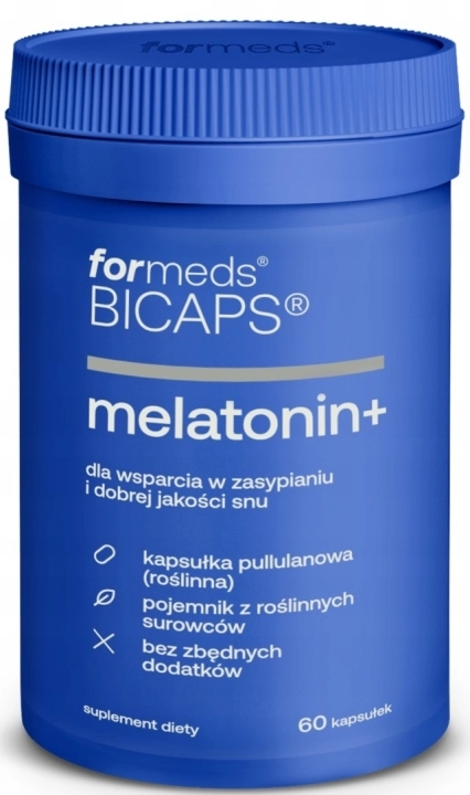 Bicaps Melatonin+ 60 kapsułek