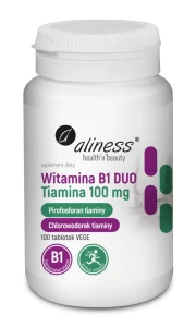 Aliness Witamina B1 Duo Tiamina 100mg 100 tabletek