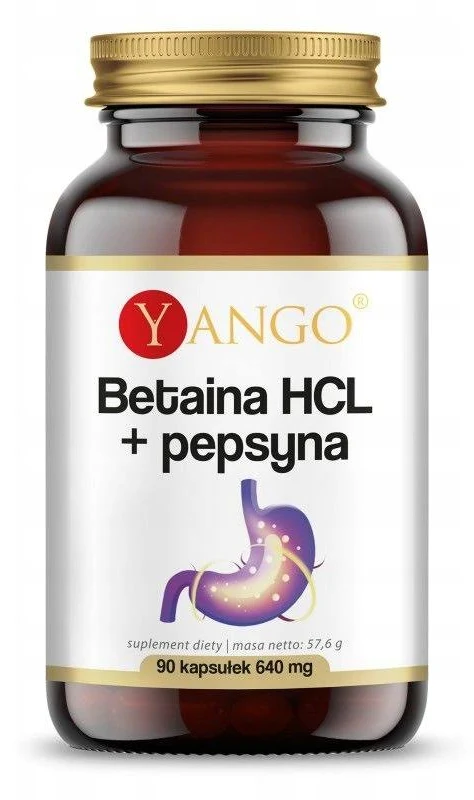 Yango Betaina HCL + pepsyna 90 kaps.