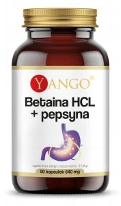 Yango Betaina HCL + pepsyna 90 kaps.