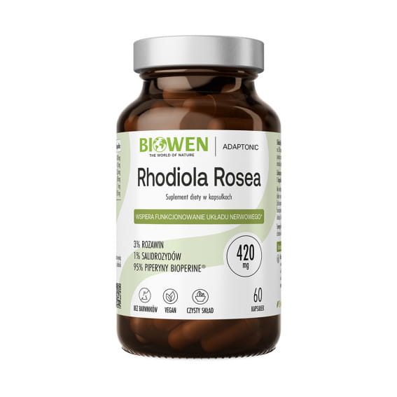 Biowen Rhodiola Rosea 60 kapsułek