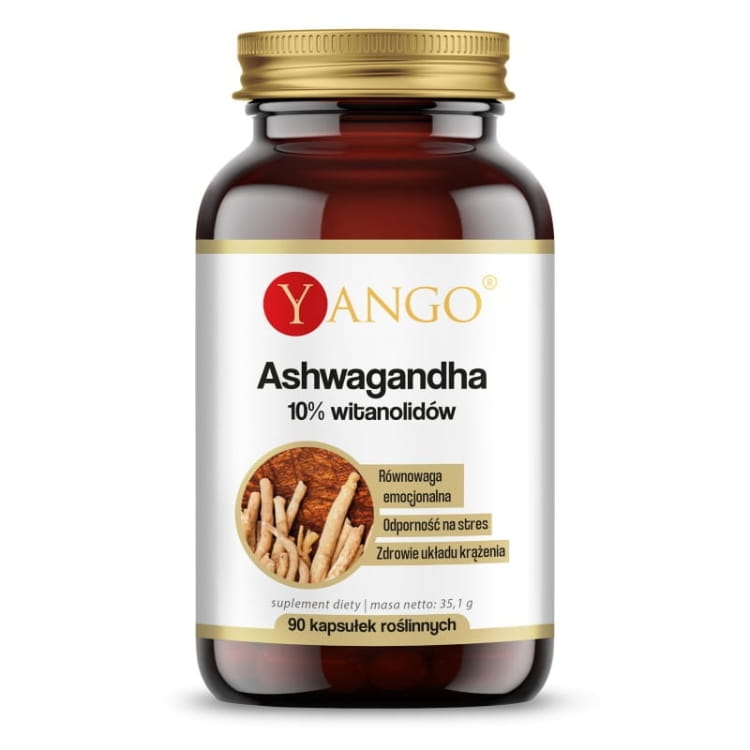 YANGO Ashwagandha 10% witanolidów 90 kapsułek