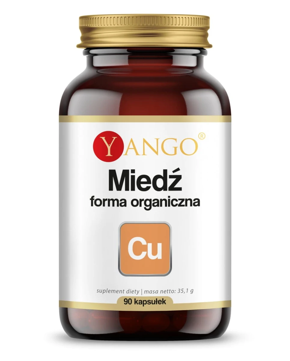 YANGO Miedź forma organiczna 90 kapsułek