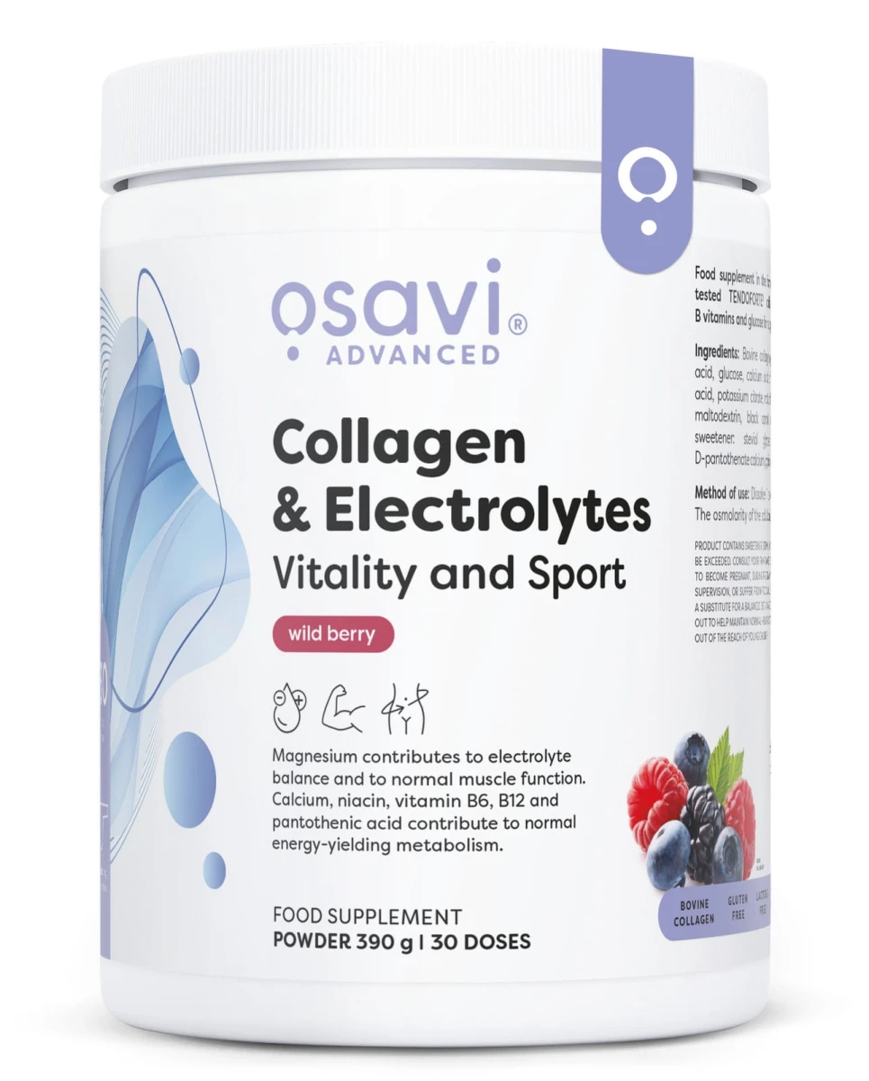 OSAVI Collagen Electrolytes 390g wild berr