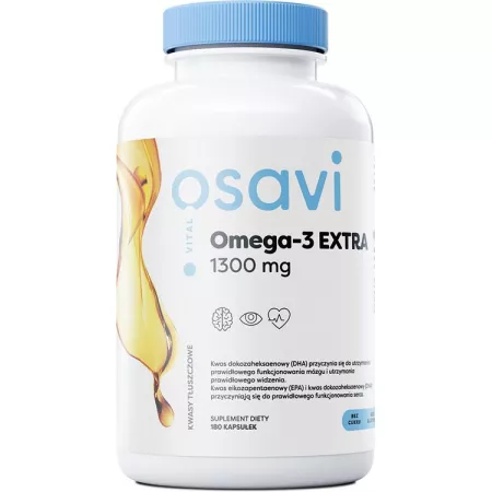 OSAVI Omega-3 Extra 1300mg 180 kaps cytr.