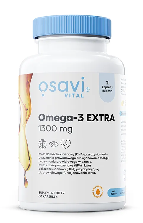 Osavi Omega-3 Extra 1300mg Cytryna 60 kapsułek