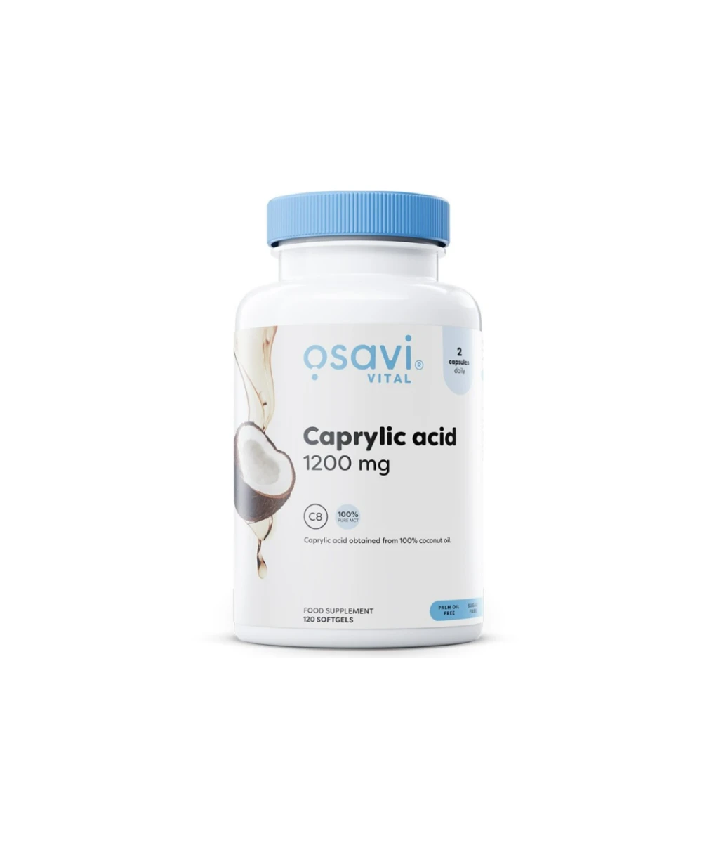 OSAVI Kwas kaprylowy 1200mg 120kaps