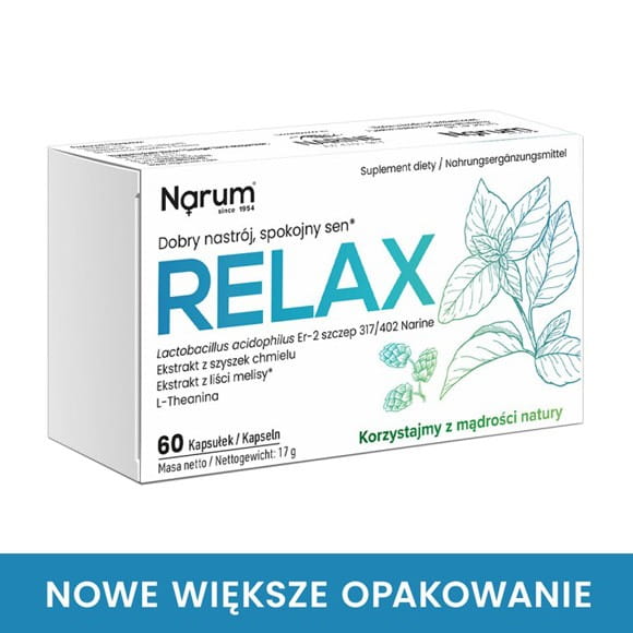 Narum Relax- nastrój 60kaps