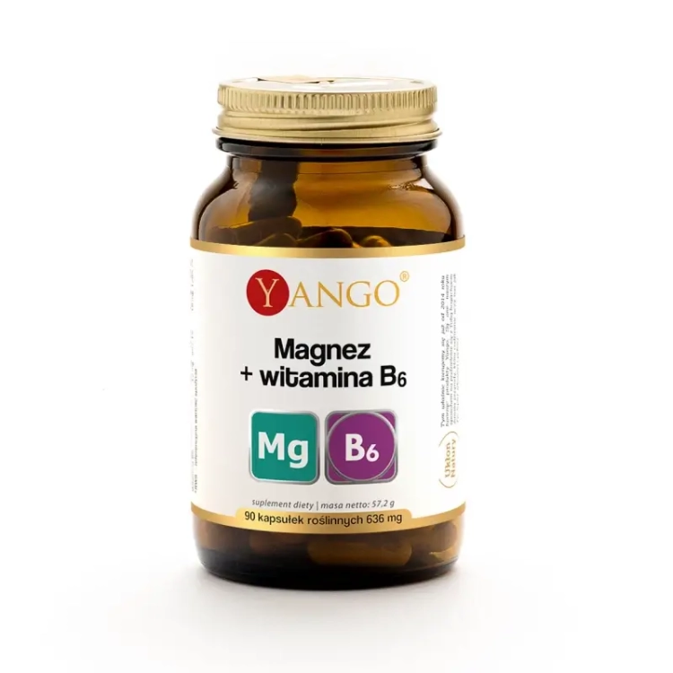 YANGO Magnez + Witamina B6 90 kaps.