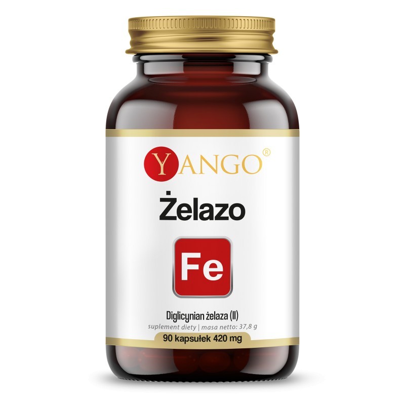 YANGO Żelazo (Diglicynian II żelaza) 90 kaps.