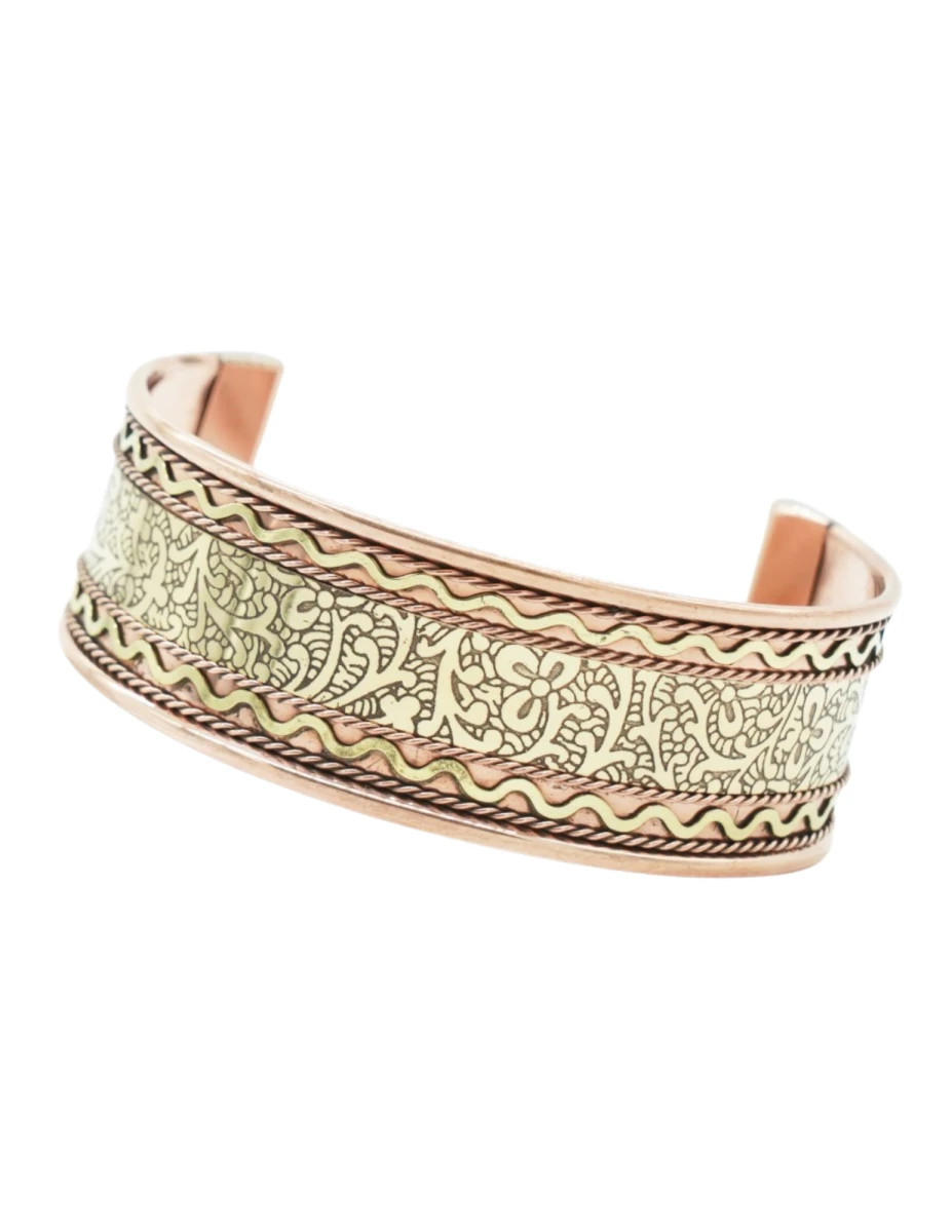 ORIENT Bransoletka miedziana LOTOS