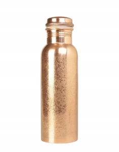 ORIENT Butelka miedziana graw.Kwiaty 750ml