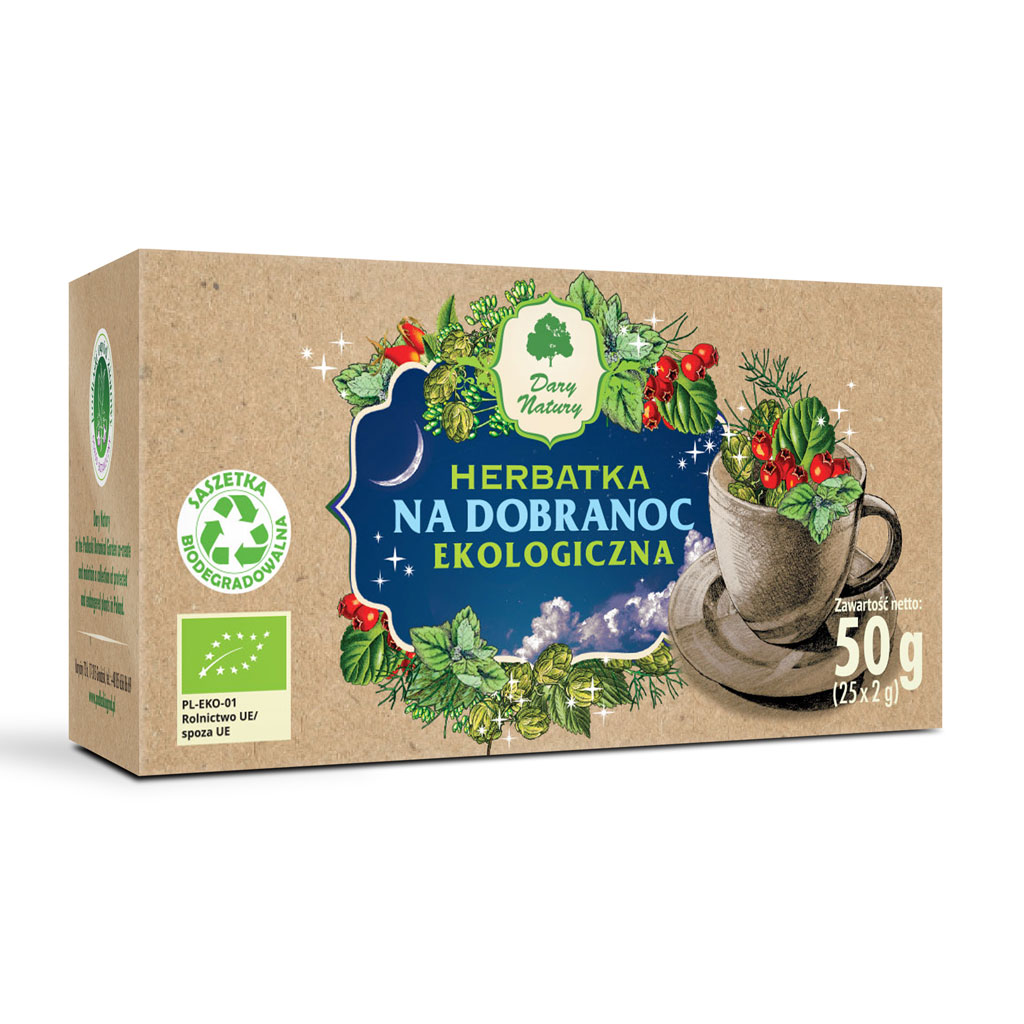 DARY NATURY Herbatka Na dobranoc EKO 25x2g