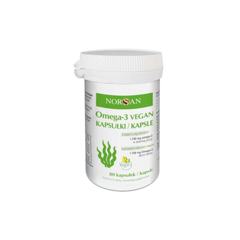 Norsan Omega-3 Vegan 80 kaps.