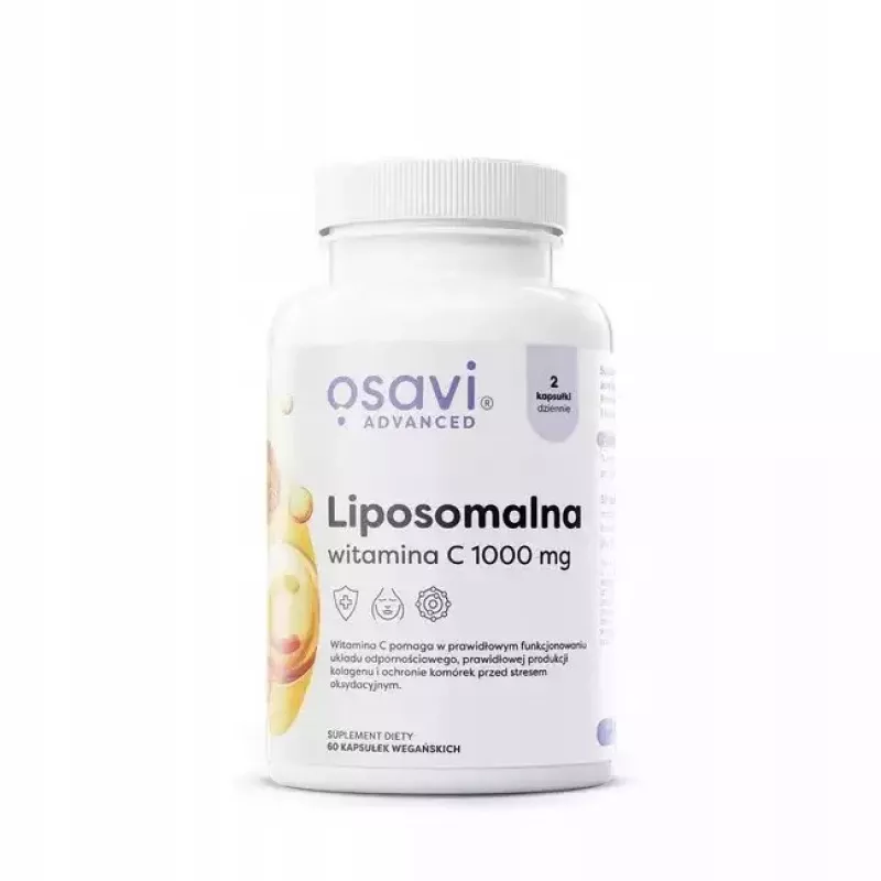 Osavi Liposomalna Witamina C 1000 mg 60 kapsułek