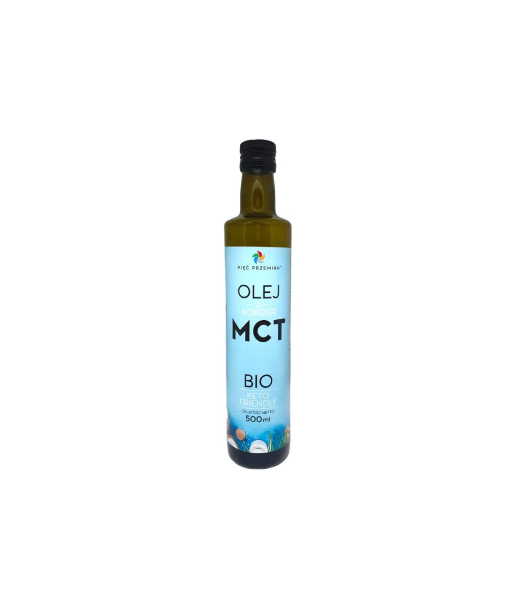 PIĘĆ PRZEMIAN Olej MCT z kokosa BIO 500ml