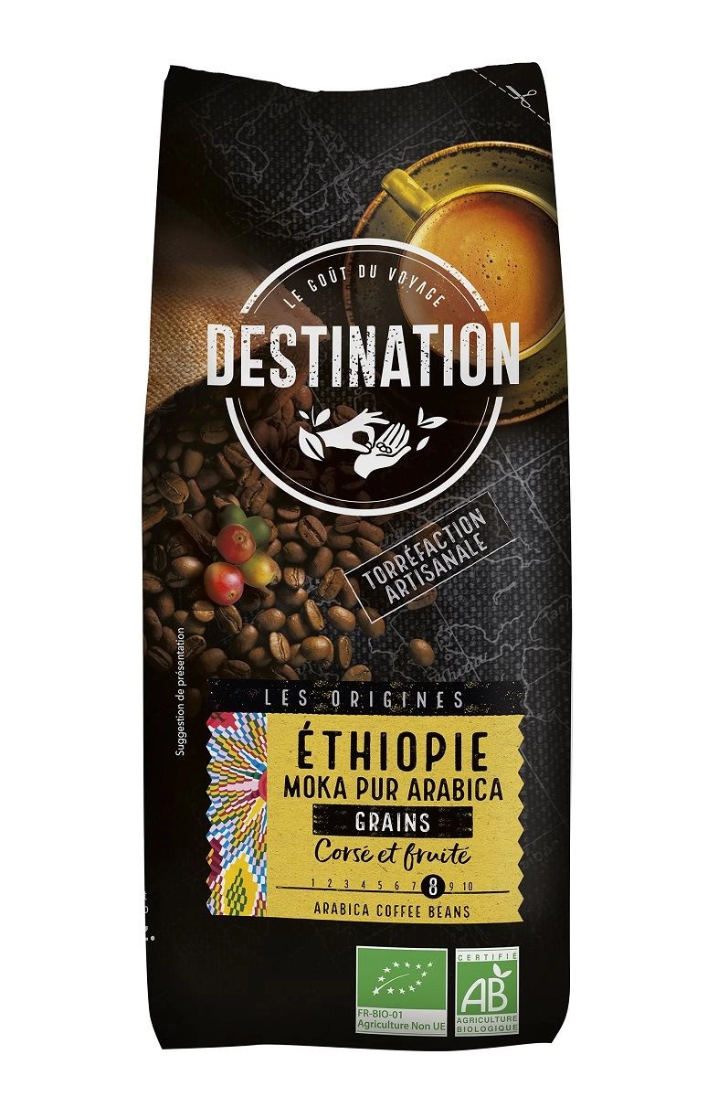 BIOPL Kawa ziarnista Arabica Etiopia 500g