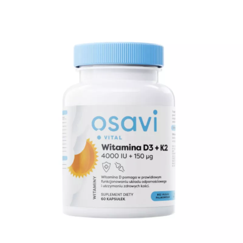 Osavi Witamina D3 + K2 4000 IU + 150 ug ka