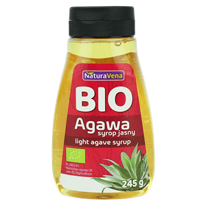 BIOPL Syrop z agawy jasny BIO 245g Naturav