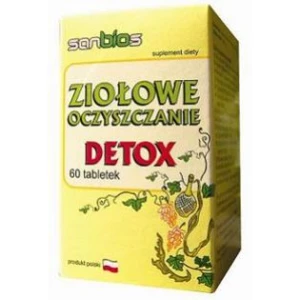 SANBIOS Ziołowe oczyszczanie Detox 60 tabletek