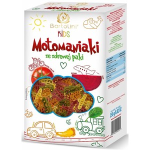 Bartolini Makaron d/dzieci Motomaniaki 250g