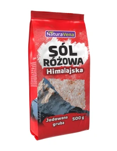 BIOPLANET Sól himalajska różowa gruba 500 g