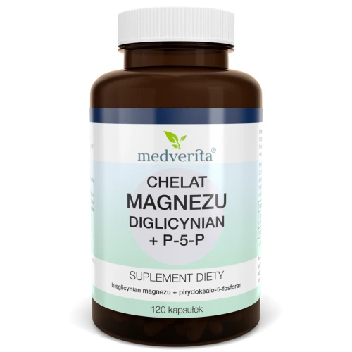 Medverita Magnez chelat (diglicynian) 120 kaps.