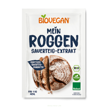 BIOVEGAN Zakwas chlebowy żytni w proszku 30g