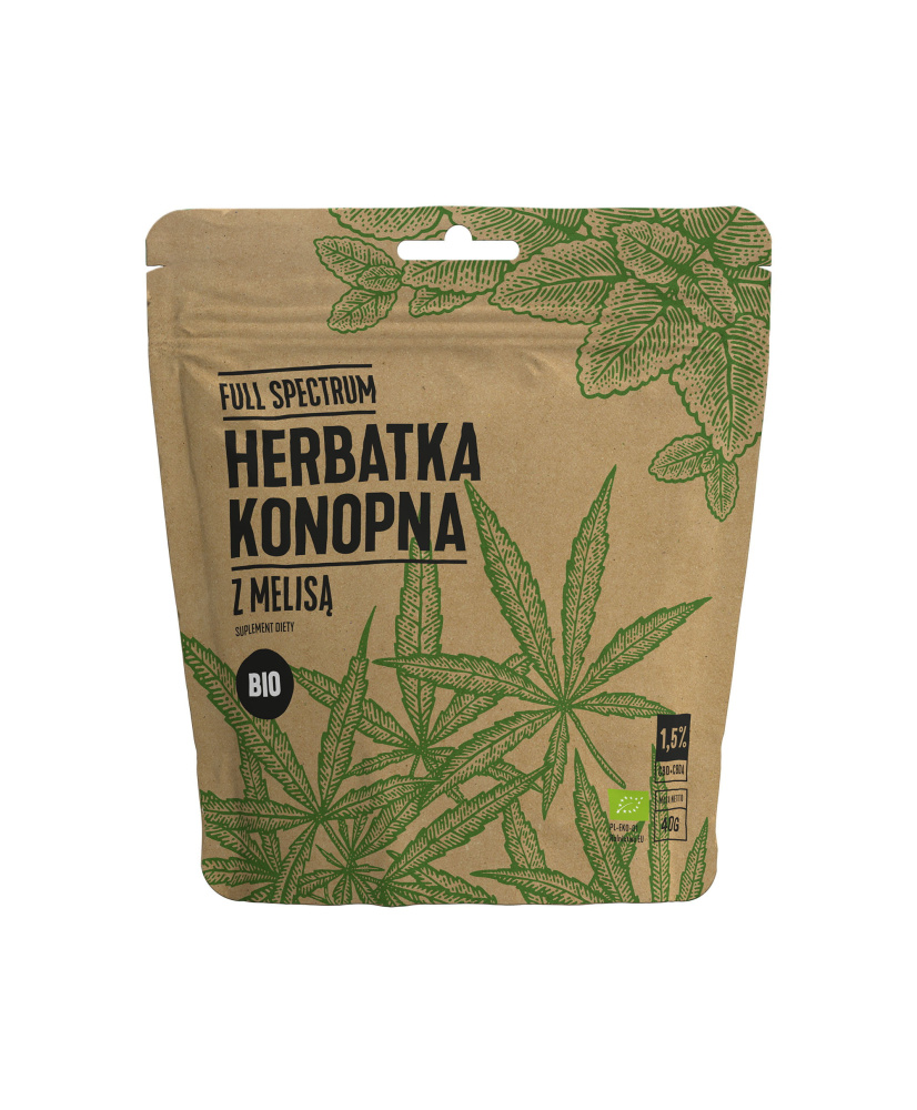 Herbatka konopna z melisą Bio 40 g