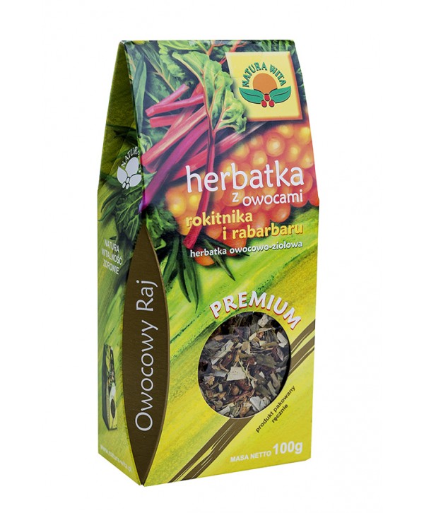 Natura-wita Herbatka z owocami rokitnika i rabarbaru 100g