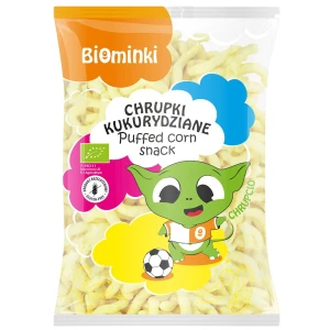 Chrupki kukurydziane bezglutenowe bio 150 g - BIOMINKI