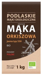 Mąka orkiszowa jasna typ 550 BIO 1kg
