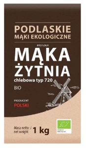Mąka żytnia chlebowa typ 720 BIO 1kg