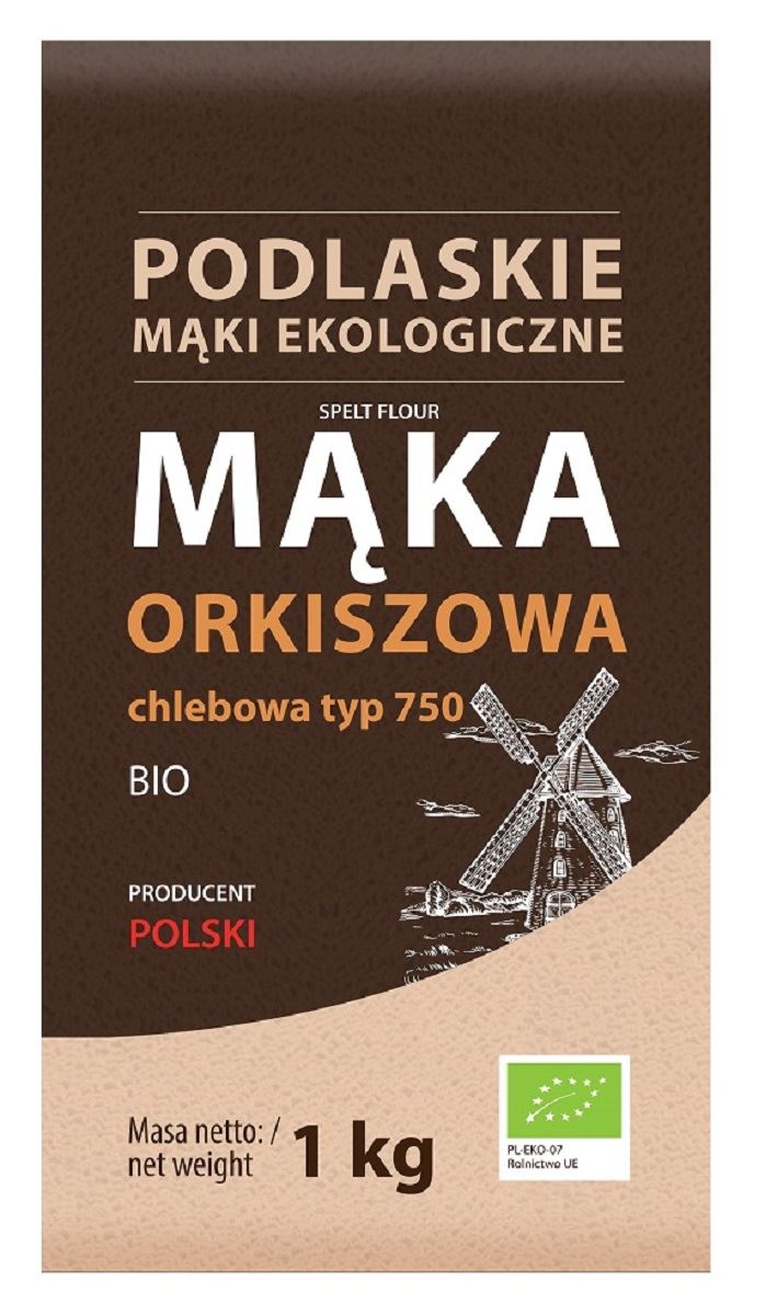 Mąka orkiszowa chlebowa typ 750 BIO 1kg