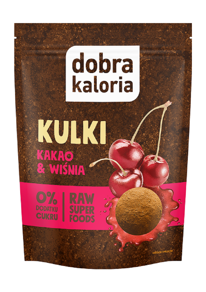 Kulki daktylowe kakao & wiśnia bez dodatku cukrów 58g