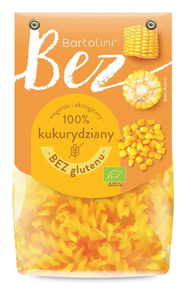 Makaron (kukurydziany) świderki bezglutenowy bio 250g