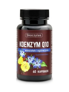 Skoczylas Koenzym Q10, wiesiołek, ogórecznik 60 kapsułek