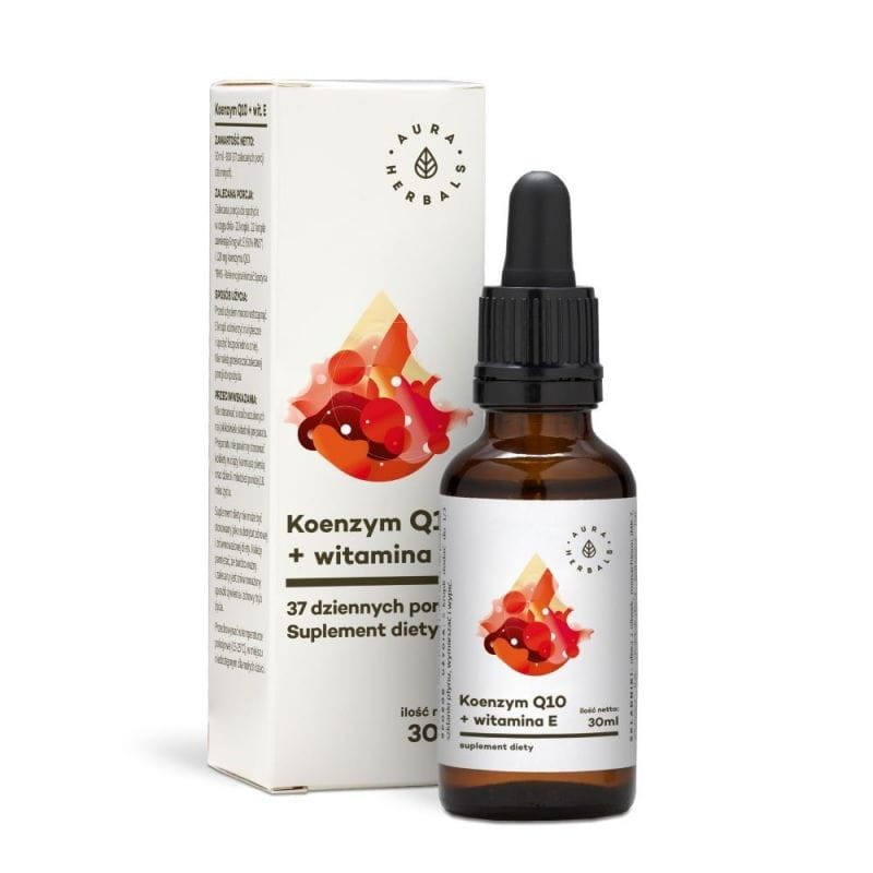 AURA HERBALS Koenzym Q10 + Witamina E 30 ml