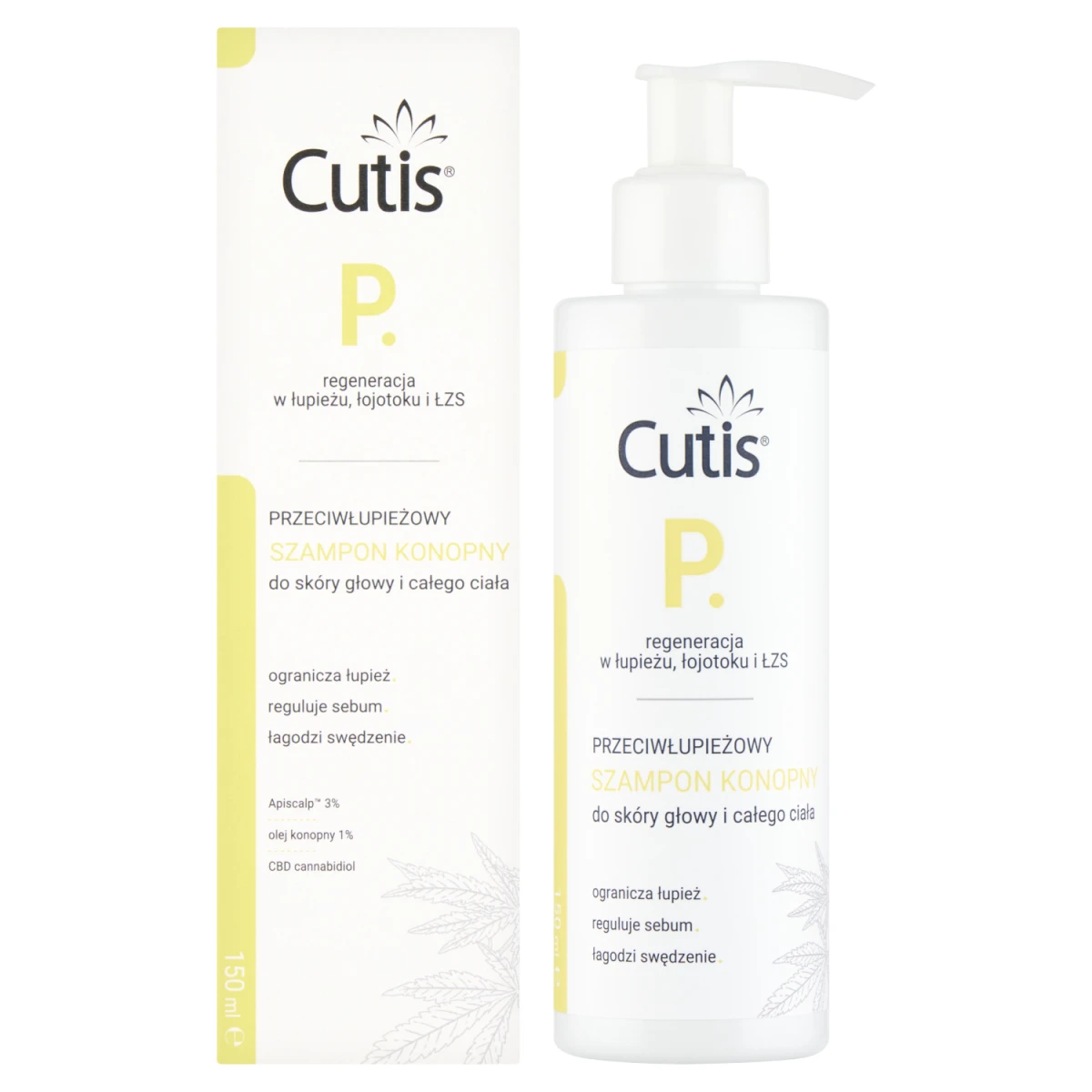 CUTIS P Szampon przeciwłupieżowy x 150ml