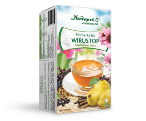 HERBAPOL Herbatka WIRUSTOP 20 saszertek