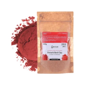 NATUR PLANET Glinka oryginalna francuska - czerwona 100g