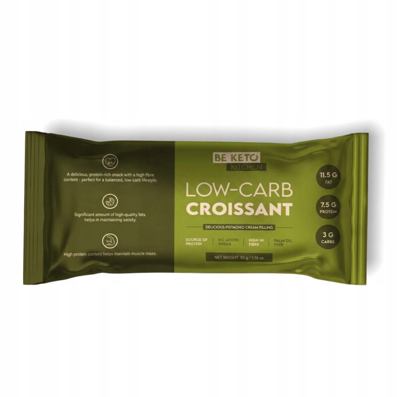 BE KETO Croissant Pistacja 50g