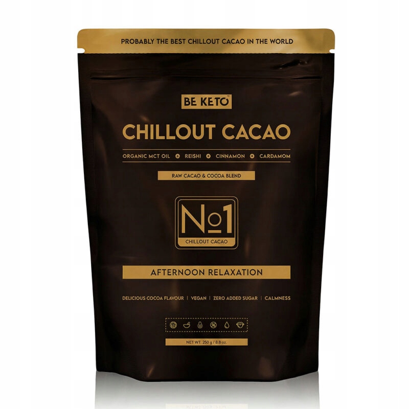 BE KETO Kakao Ceremonialne Chillout 250g