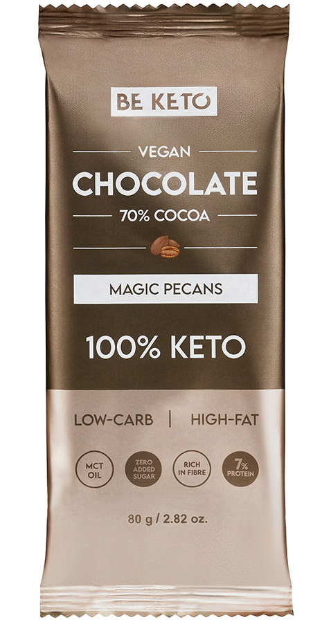 BE KETO Czekolada MCT Pekan 80g