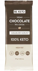 BE KETO Czekolada MCT orzech laskowy 80g