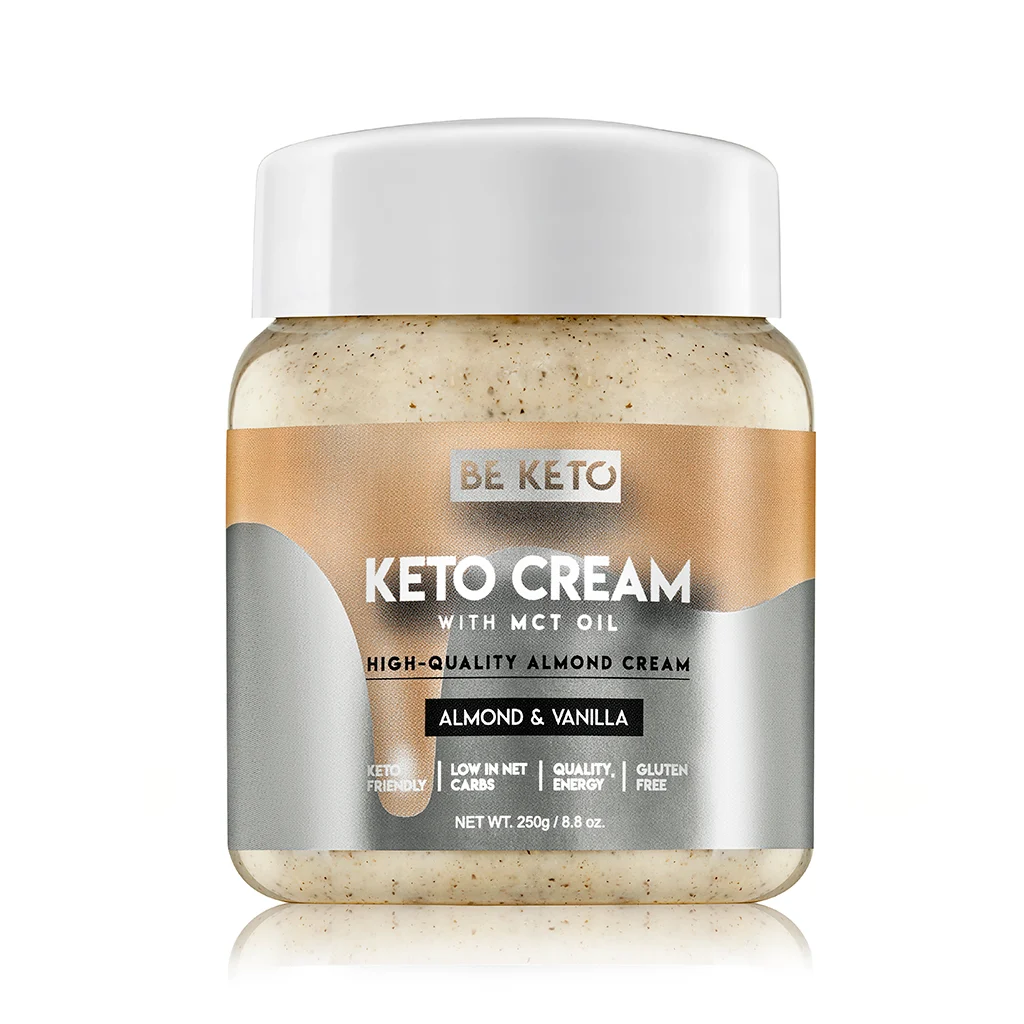 BE KETO krem migdał wanilia 250g